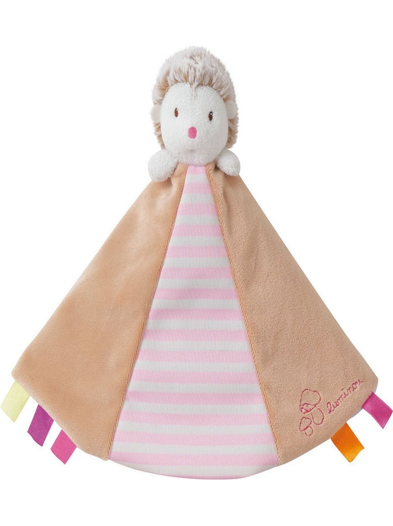 Luminou doudou herisson rose peluche lumineuse naturelle fonctionne sans pile  et  25 cm Multicolore - Kiabi