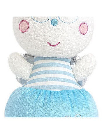 Luminou luciole bleue peluche lumineuse naturelle fonctionne sans pile et 30 cm