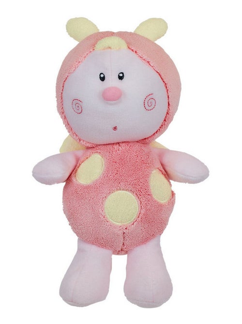 Luminou papillou rose peluche lumineuse naturelle fonctionne sans pile  et  27 cm - Kiabi