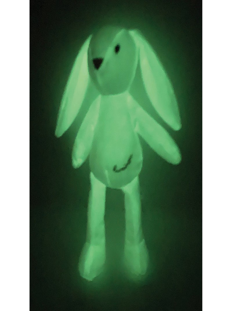 Luminou peluche doudou lapin blanc tout doux lumineux et 20 cm