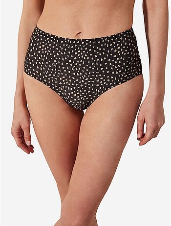 Luna bas de bikini taille haute à paillettes penti