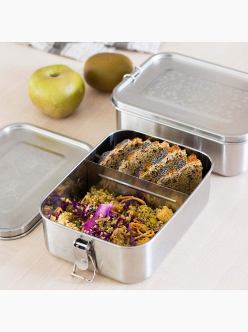 Lunch box inox Yummy 1200 ml Cerisier - Kiabi