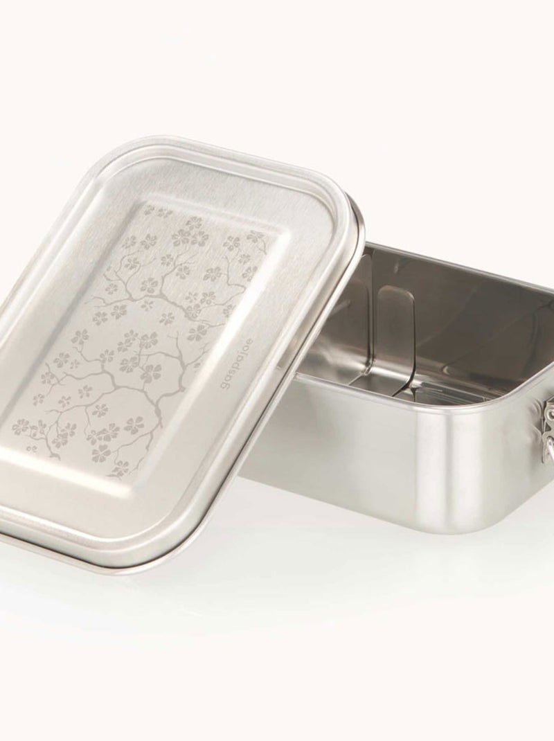 Lunch box inox Yummy 800 ml Cerisier Gris - Kiabi