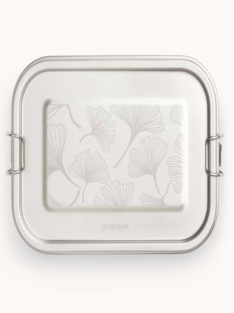 Lunch box inox Yummy 800 ml Ginkgo Gris - Kiabi