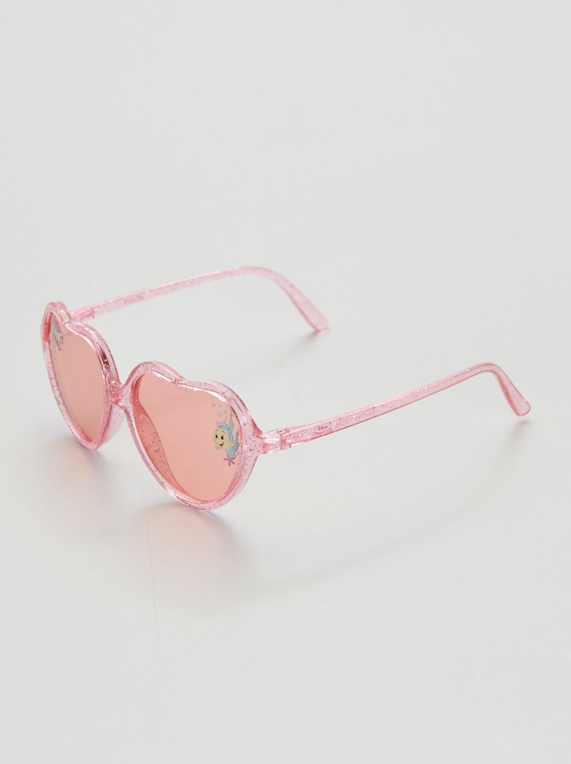 Lunette de soleil coeur 'Ariel' Rose - Kiabi