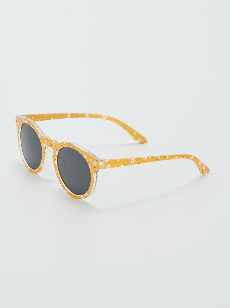 Lunette de soleil Jaune - Kiabi
