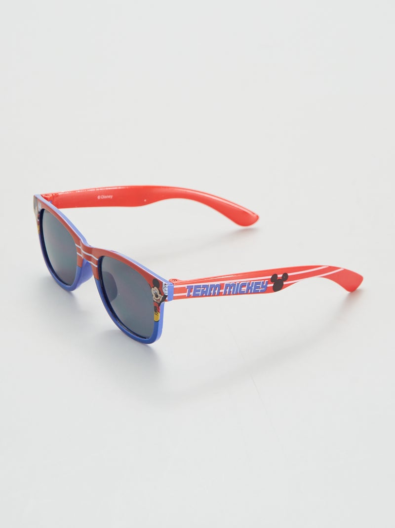 Lunette de soleil 'Mickey' Rouge - Kiabi