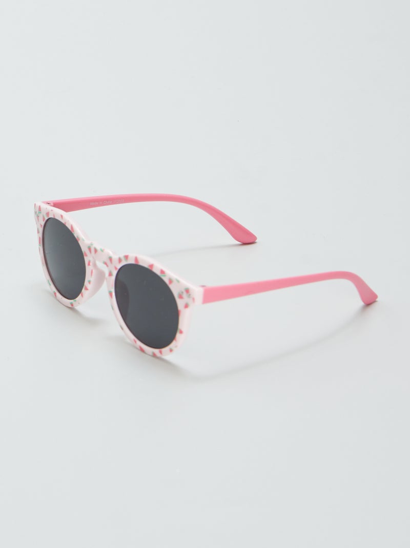 Lunette de soleil Rose - Kiabi