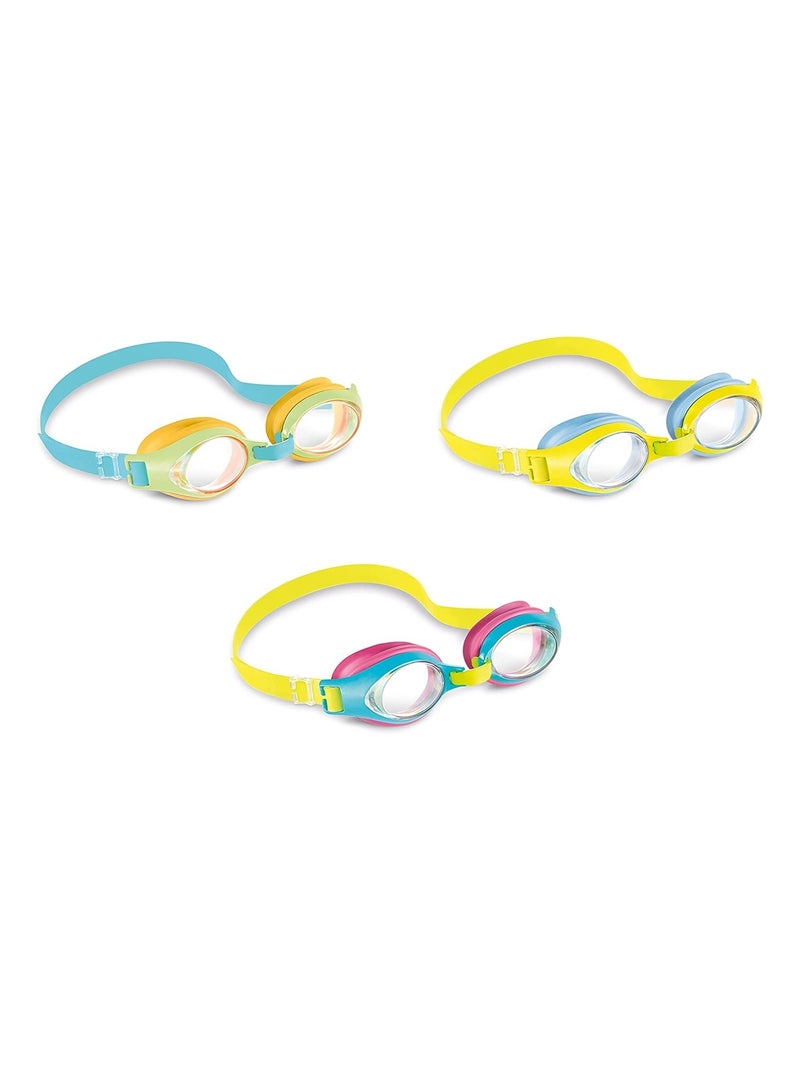 Lunettes de natation Junior Multicolore - Kiabi