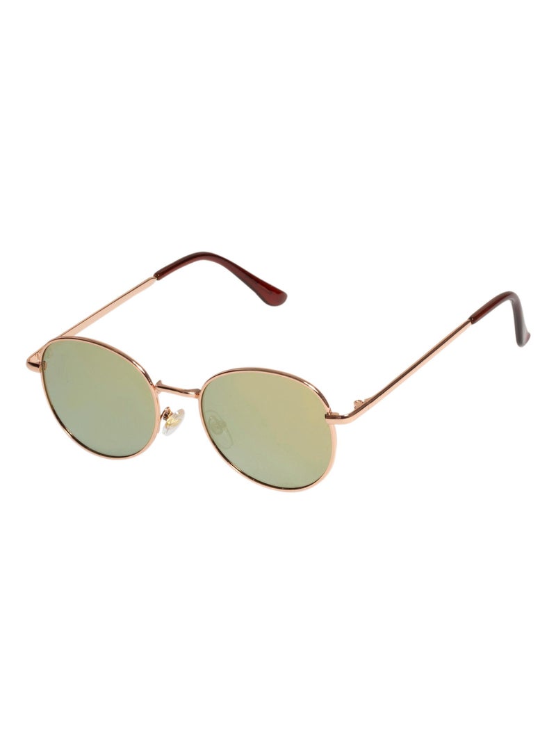 Lunettes de soleil 10-12 ans Rondes Or rose Or rose - Kiabi