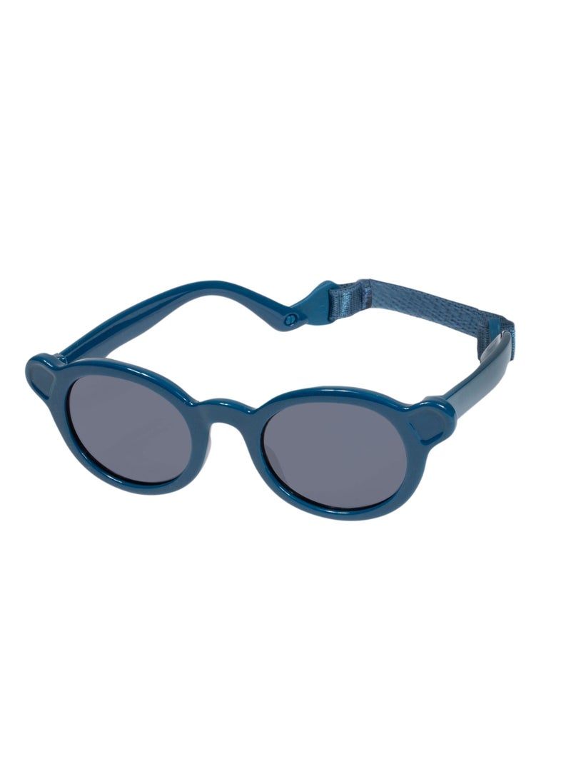 Lunettes de soleil 2-3 ans, Attache tête, verres catégorie 3 bébé fille Isotoner Bleu - Kiabi