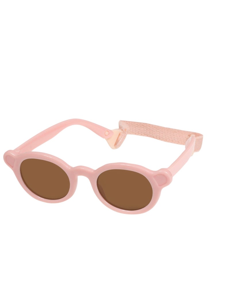 Lunettes de soleil 2-3 ans, Attache tête, verres catégorie 3 bébé fille Isotoner Rose - Kiabi