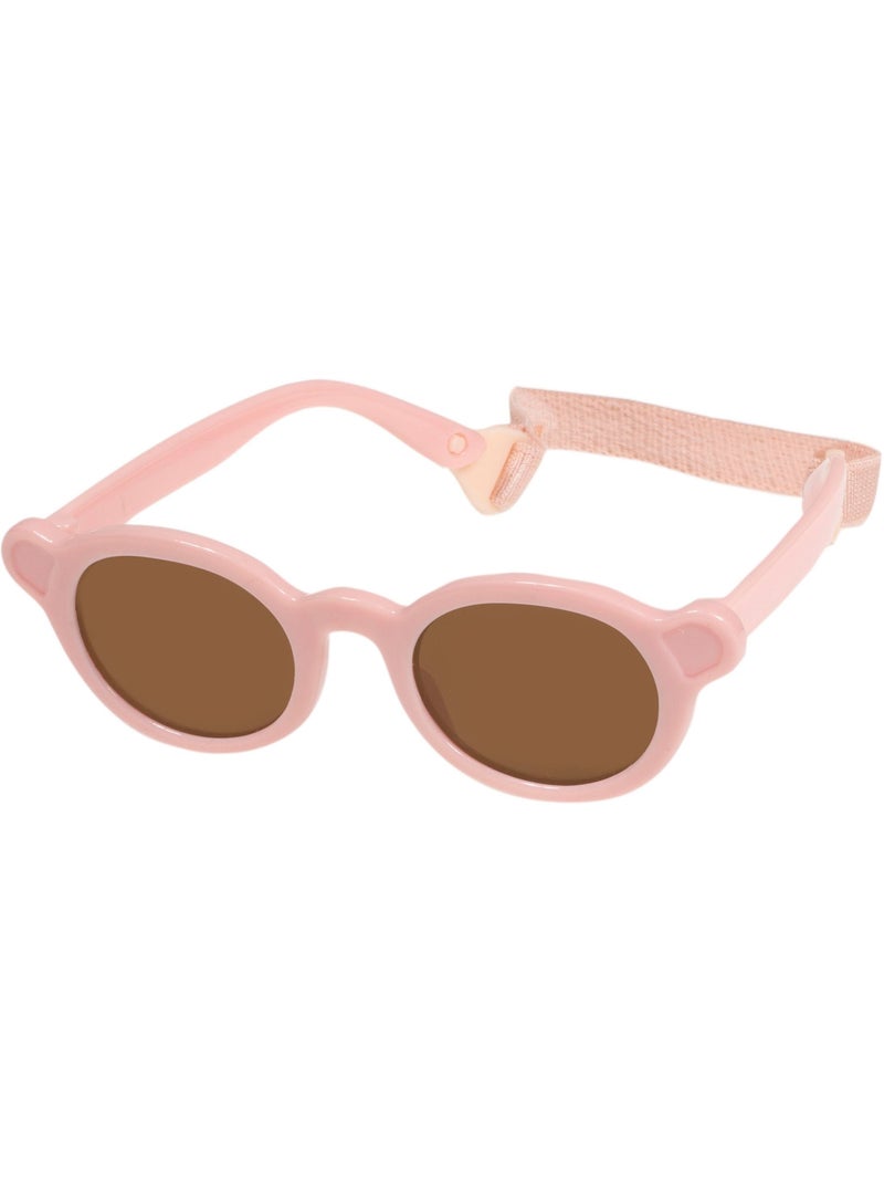 Lunettes de soleil 2-3 ans, attache tête, verres catégorie 3 bébé fille Rose - Kiabi