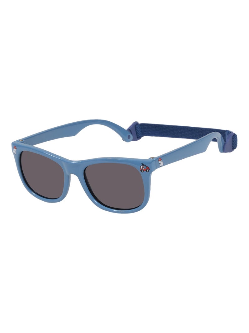 Lunettes de soleil 2-3 ans, attache tête, verres catégorie 3 Bleu marine - Kiabi