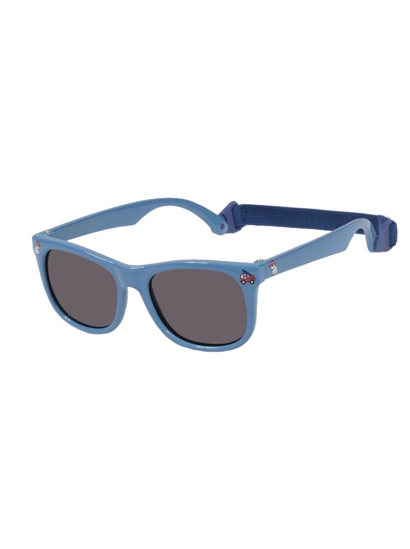 Lunettes de soleil 2-3 ans, Attache tête, verres catégorie 3 mixte bébé Isotoner Bleu marine - Kiabi