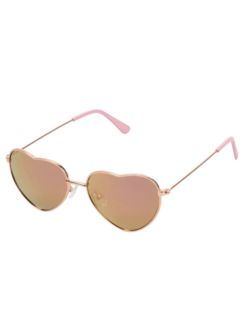 Lunettes de soleil 4-9 ans, forme cœur, verres catégorie 3 mixte enfant Isotoner Doré/or - Kiabi