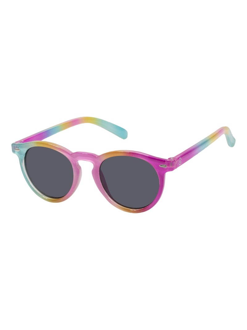 Lunettes de soleil 4 à 6 ans, forme ronde, verres polycarbonates catégorie 3 Multicolore - Kiabi
