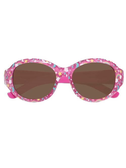 Lunettes de soleil âge 4 à 6 ans, verres polycarbonates catégorie 3 fille - Kiabi