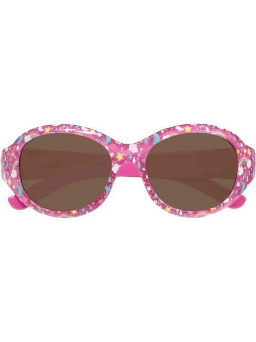 Lunettes de soleil âge 4 à 6 ans, verres polycarbonates catégorie 3 fille - Kiabi
