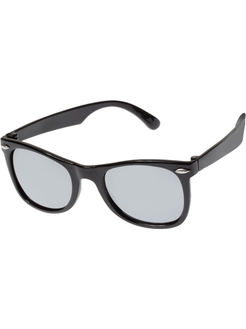 Lunettes de soleil âge 4 à 6 ans, verres polycarbonates catégorie 3 mixte enfant Noir - Kiabi