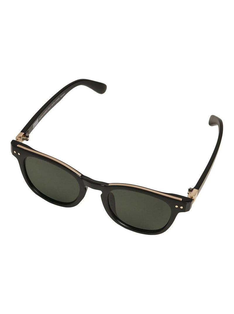 Lunettes de soleil avec chaîne italy - urban classics Noir Doré - Kiabi
