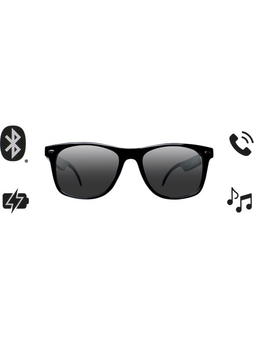 Lunettes de soleil avec micro enceintes Bluetooth - Kiabi Lunettes de soleil avec micro enceintes Bluetooth - Kiabi