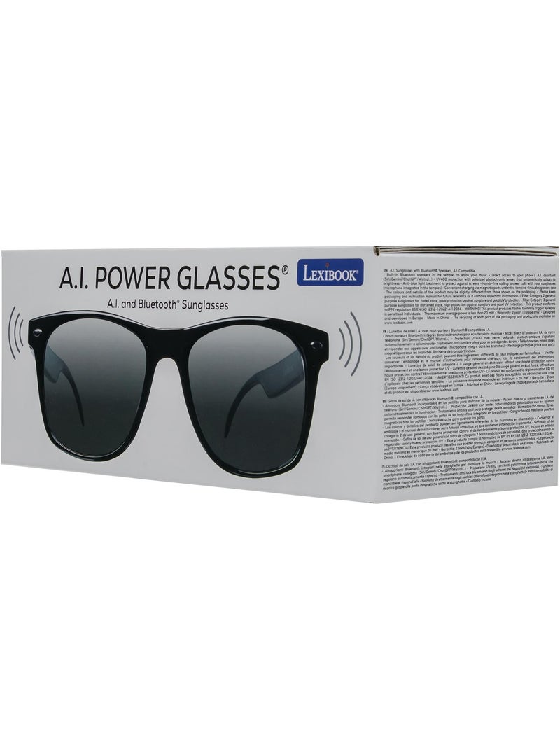 Lunettes de soleil avec micro enceintes Bluetooth Noir - Kiabi
