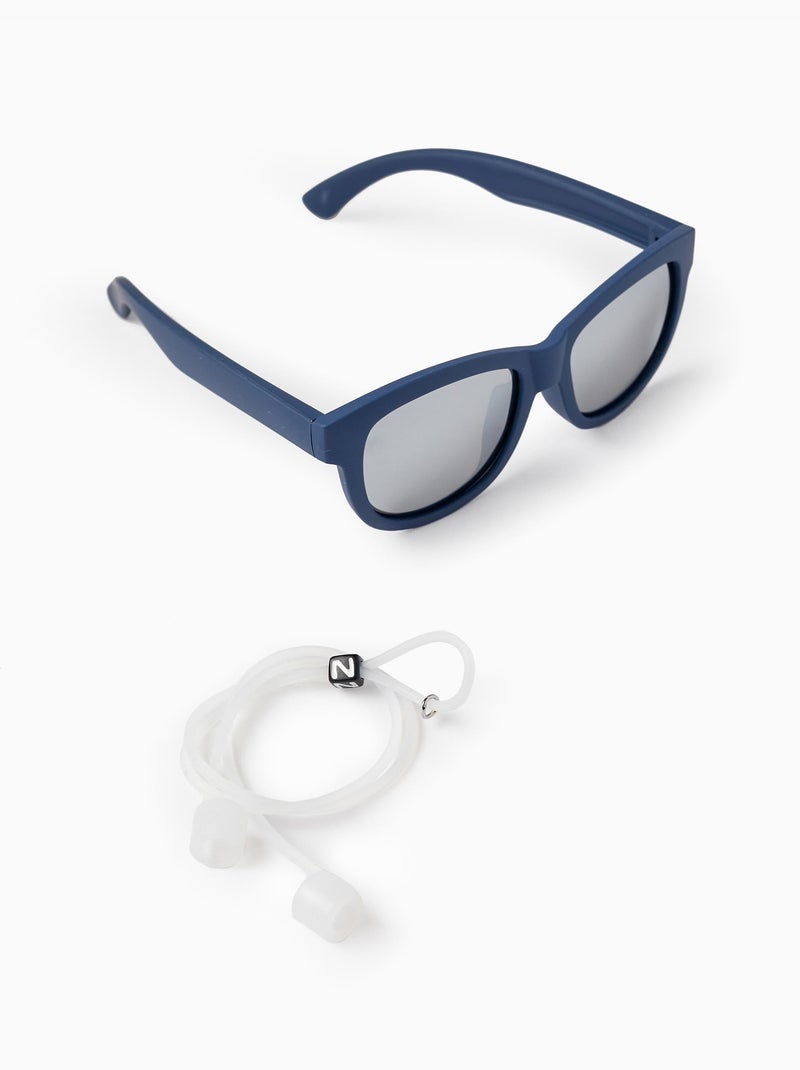 Lunettes de Soleil avec Protection UV Niveau 3 Bleu foncé - Kiabi