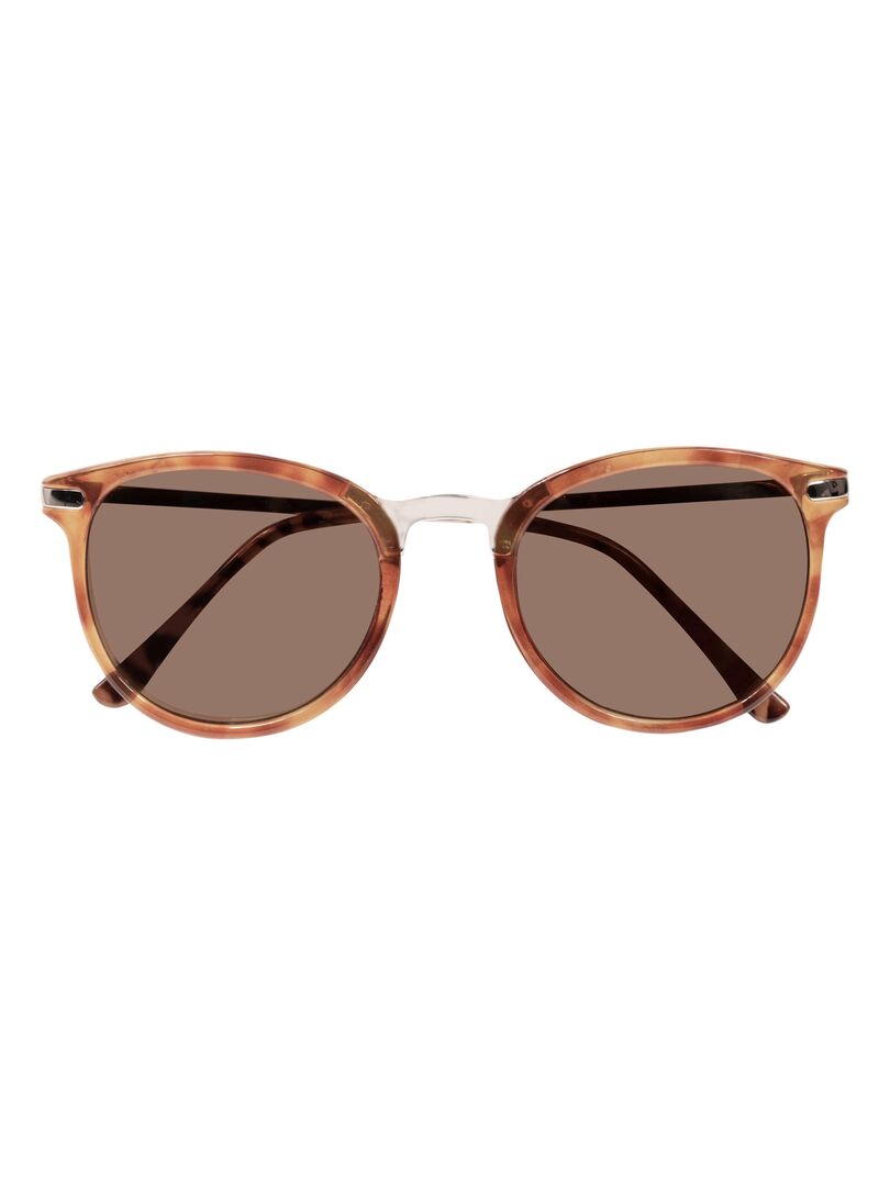 Lunettes de soleil branches fines Marron Kiabi nu