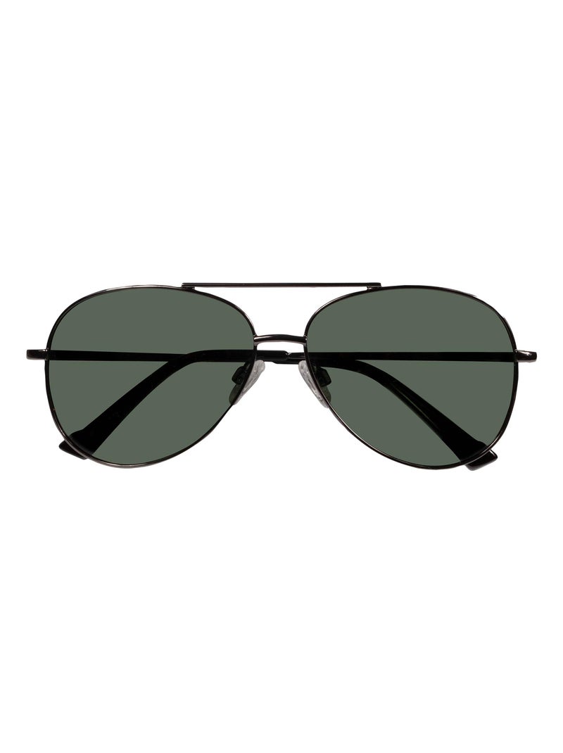 Lunettes de soleil branches flexibles, verres polarisants Argent - Kiabi