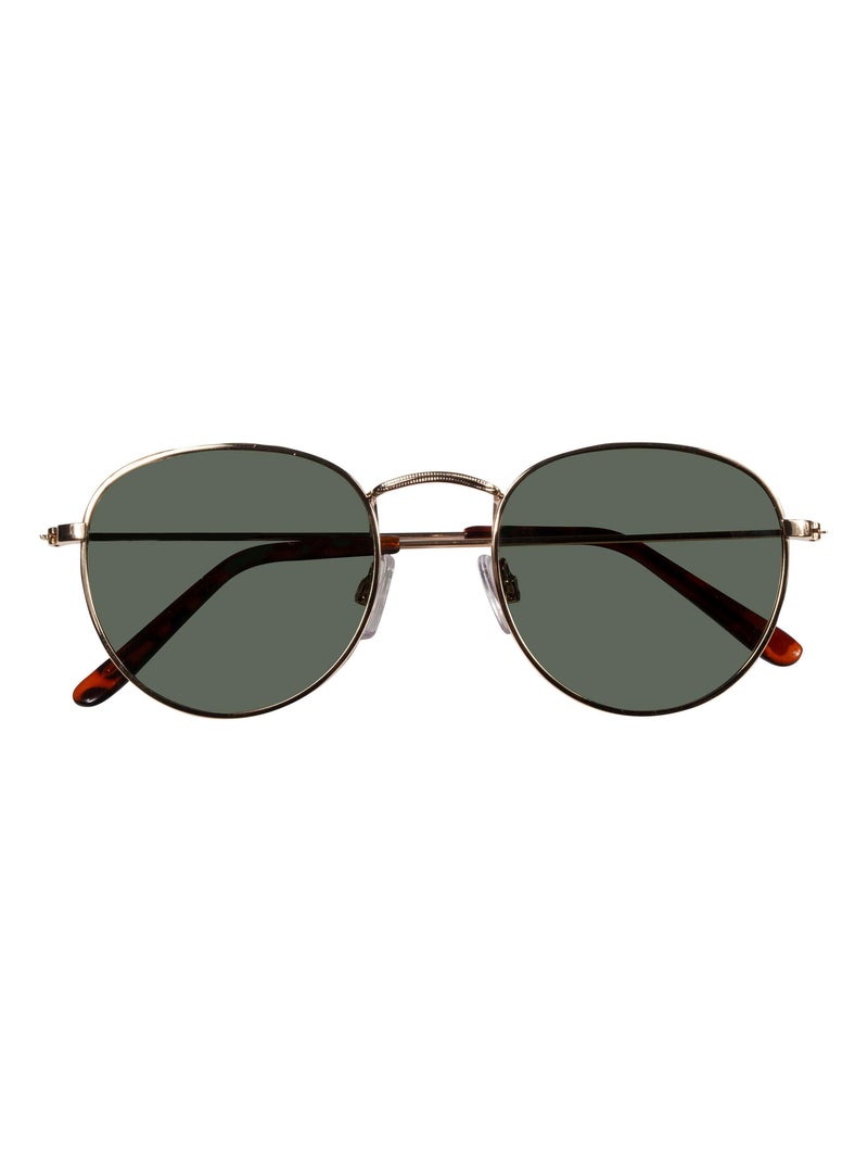 Lunettes de soleil branches flexibles, verres polarisants Doré/or - Kiabi