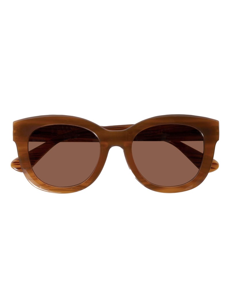 Lunettes de soleil branches flexibles, verres polarisants Marron caramel - Kiabi