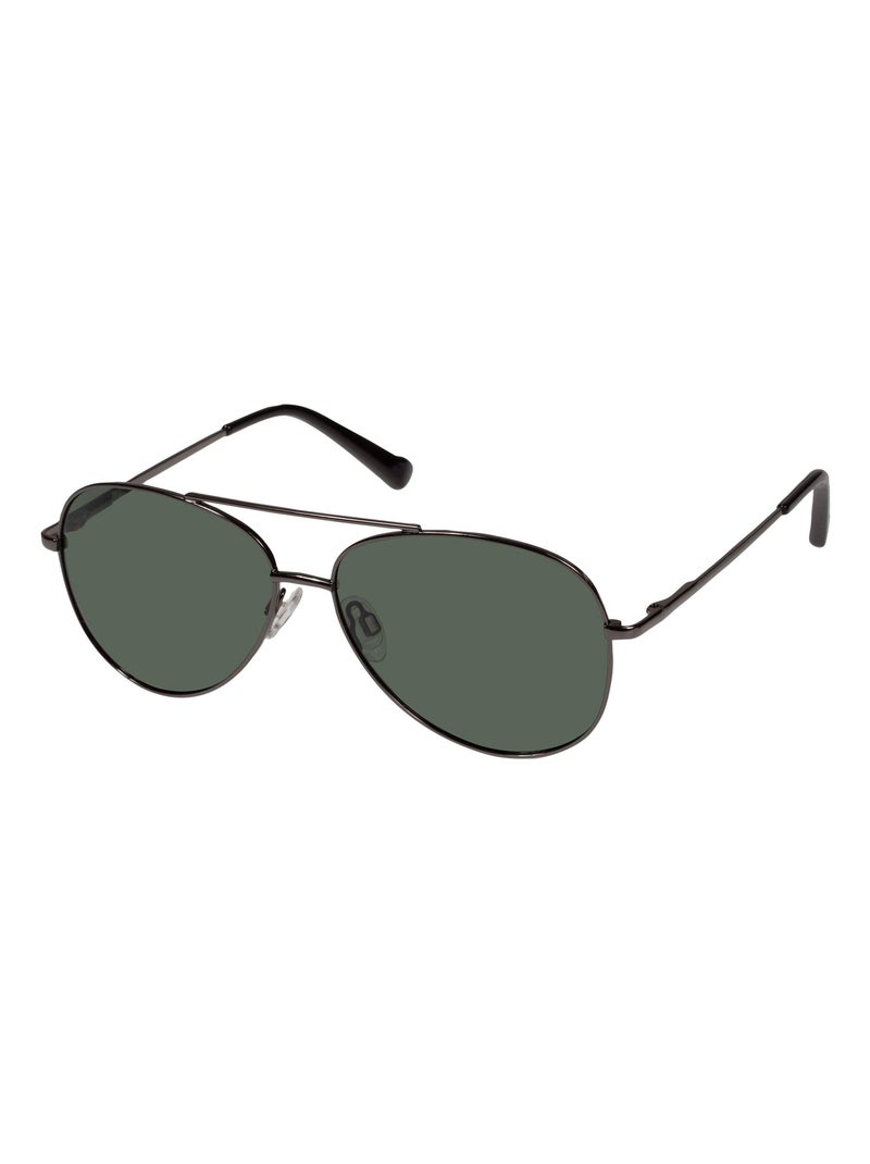 Lunettes de soleil branches flexibles, verres polarisants mixte adulte Argent - Kiabi
