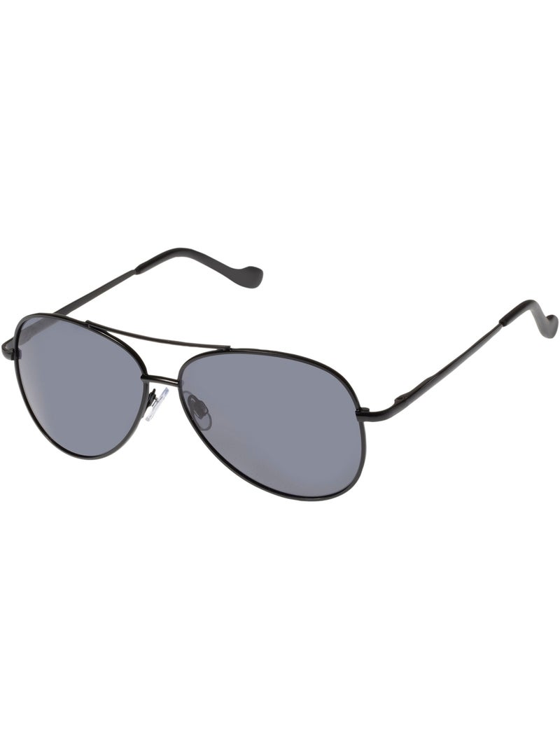 Lunettes de soleil branches flexibles, verres polarisants mixte adulte Noir - Kiabi