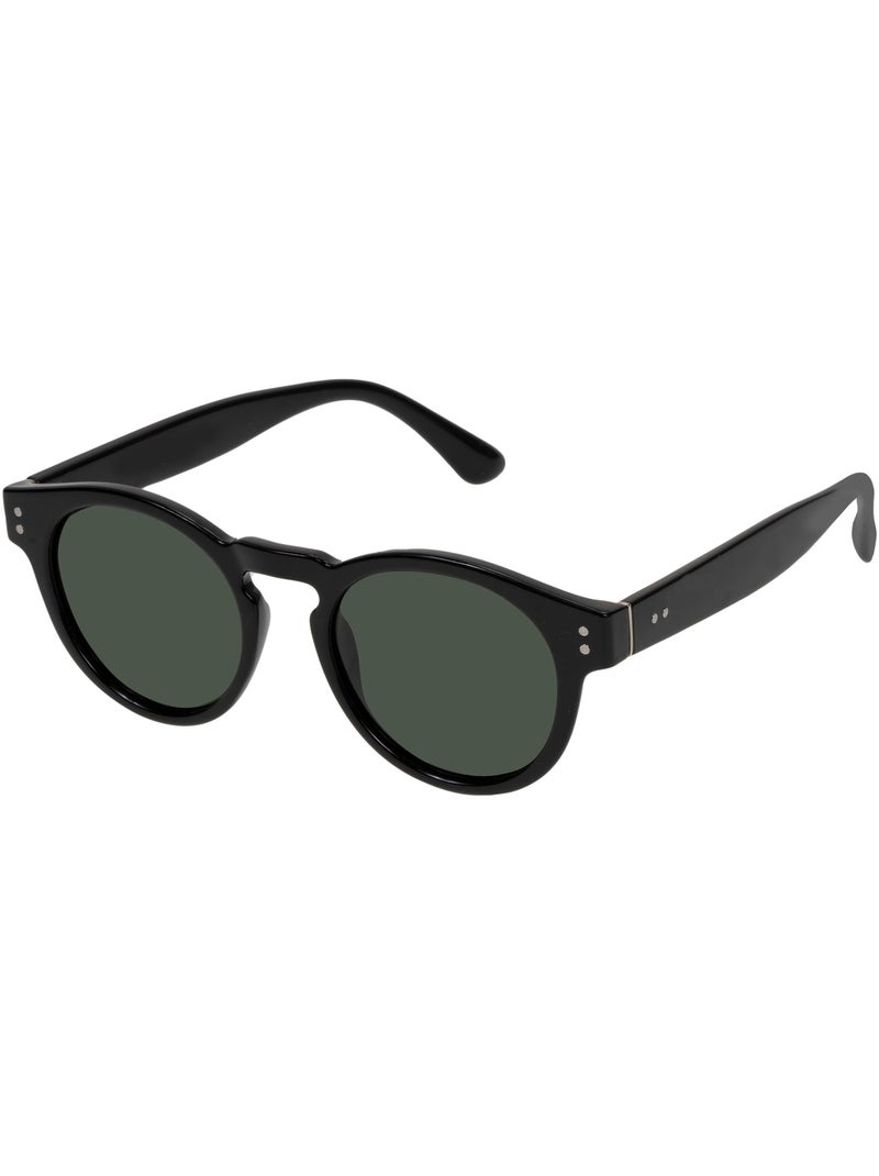 Lunettes de soleil branches flexibles, verres polarisants mixte adulte Noir - Kiabi