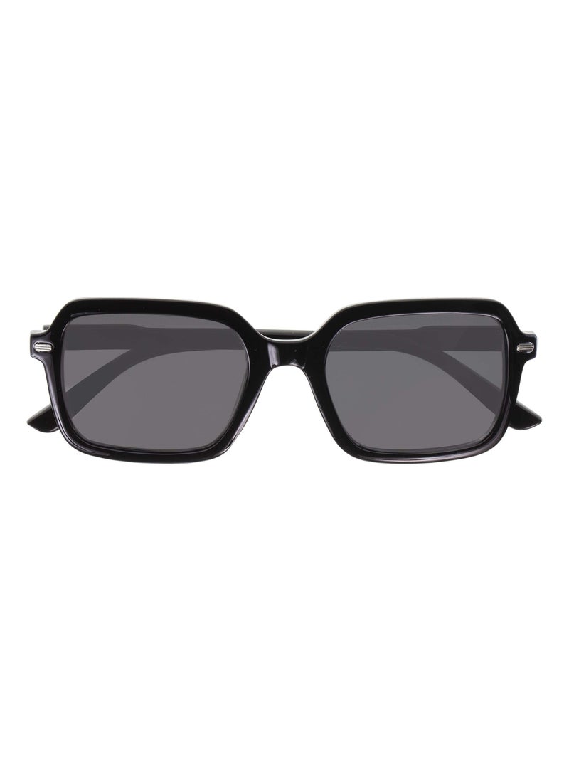 Lunettes de soleil branches flexibles, verres polarisants Noir - Kiabi