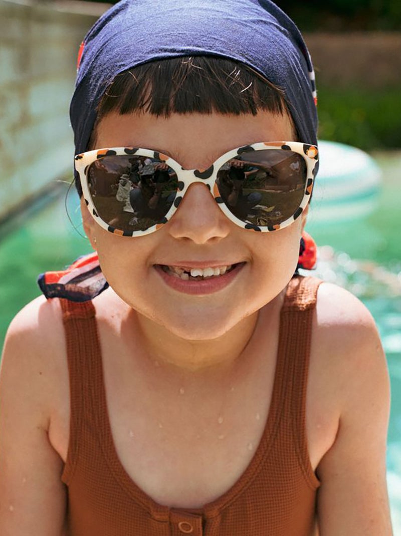 Lunettes de soleil Buzz Beige - Kiabi