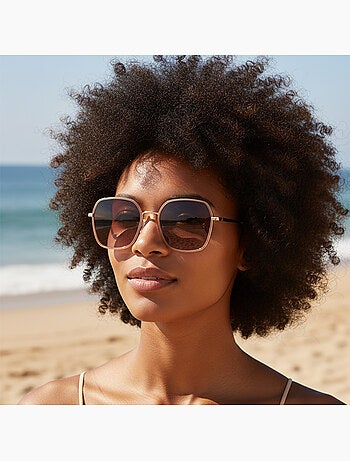 Lunettes de soleil carrée