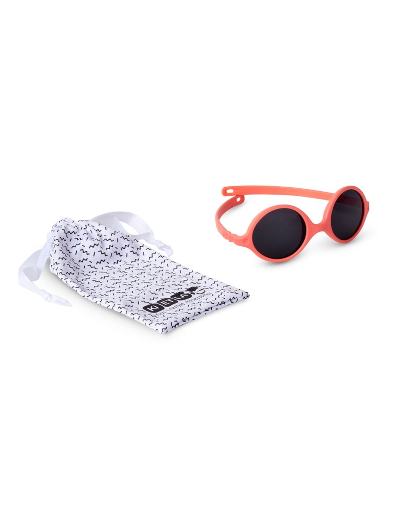 Lunettes de soleil Diabola Orange corail - Kiabi