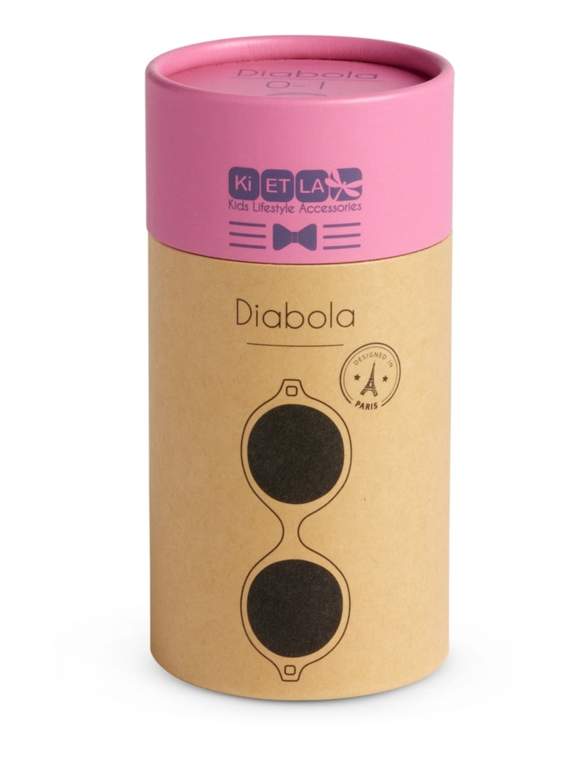 Lunettes de soleil Diabola Rose fushia - Kiabi
