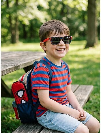 Lunettes de soleil enfant avec étui assorti Spiderman Marvel