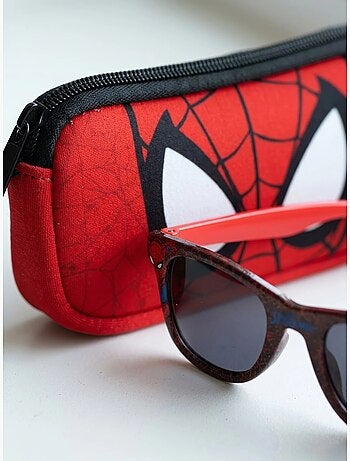 Lunettes de soleil enfant avec étui assorti Spiderman Marvel