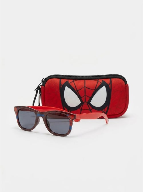 Lunettes de soleil enfant avec étui assorti Spiderman Marvel - Kiabi Lunettes de soleil enfant avec étui assorti Spiderman Marvel - Kiabi