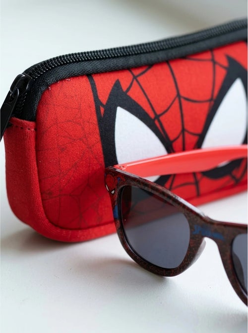 Lunettes de soleil enfant avec étui assorti Spiderman Marvel - Kiabi Lunettes de soleil enfant avec étui assorti Spiderman Marvel - Kiabi