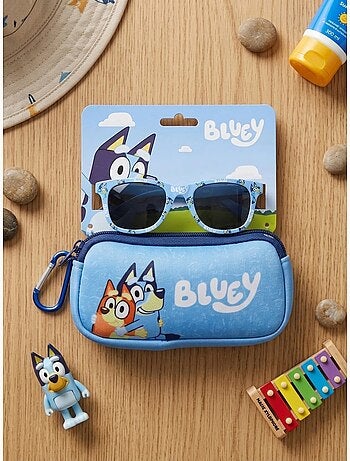 Lunettes de soleil enfant avec étui bluey