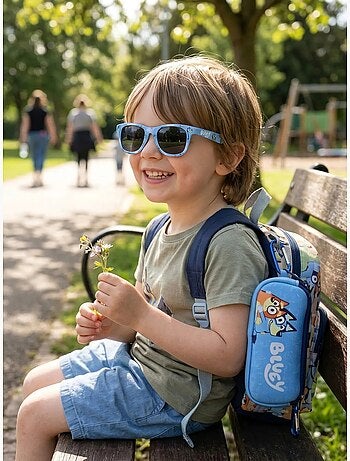Lunettes de soleil enfant avec étui bluey