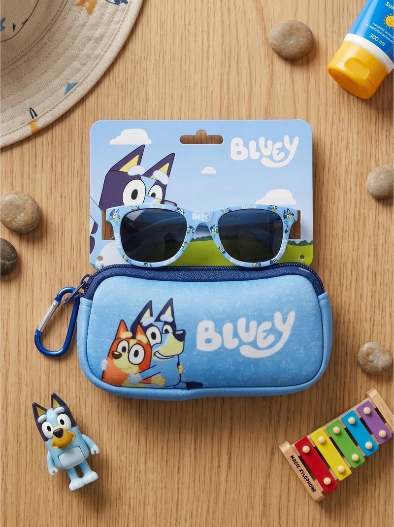 Lunettes de soleil enfant avec étui bluey Multicolore - Kiabi