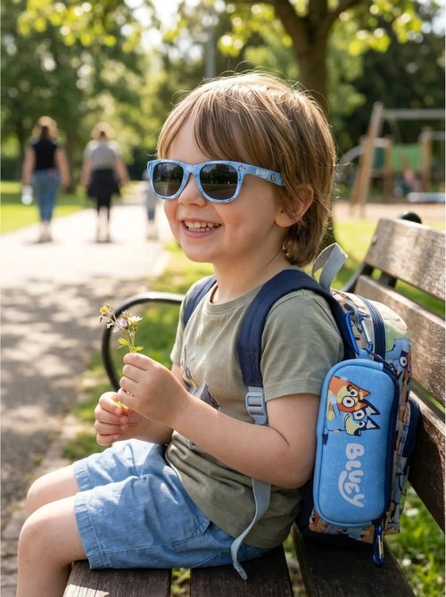 Lunettes de soleil enfant avec étui bluey - Kiabi