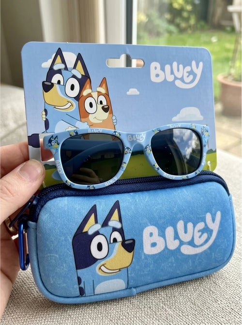 Lunettes de soleil enfant avec étui bluey - Kiabi