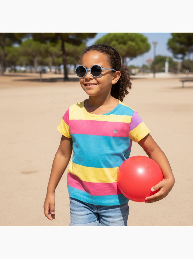 Lunettes de soleil enfant catégorie 3 Bleu azur - Kiabi